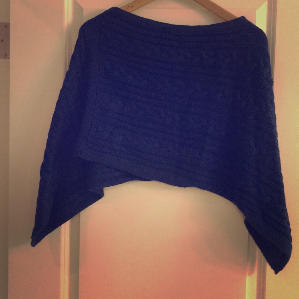 Beautiful Royal Blue Poncho